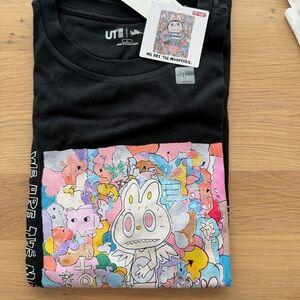 POP MART x Uniqlo Labubu - UT Graphic T-Shirt North America Exclusive Black L